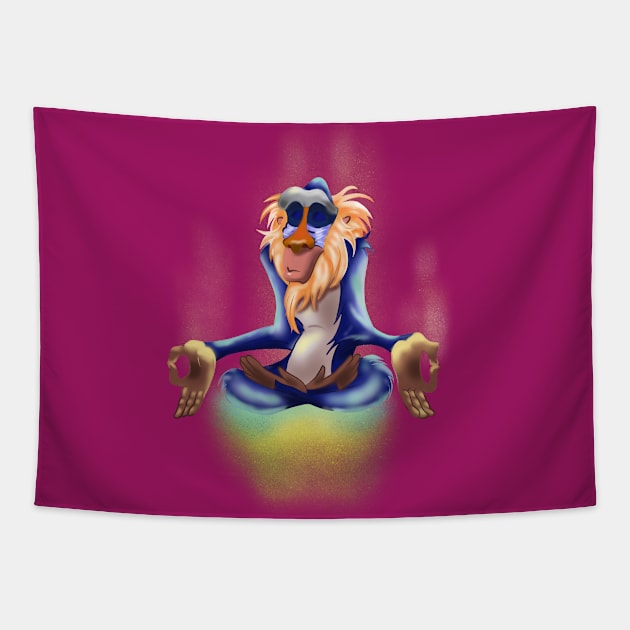 Rafiki The Wise Tapestry by Danispolez_illustrations