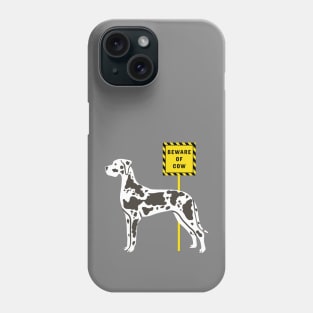 Beware of cow Phone Case