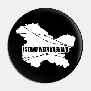 i stand with kashmir freedom co Pin