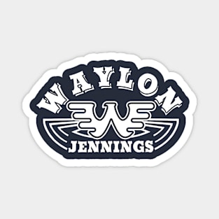 Waylon White Logo Magnet