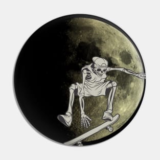 skeleton stakeboading Pin