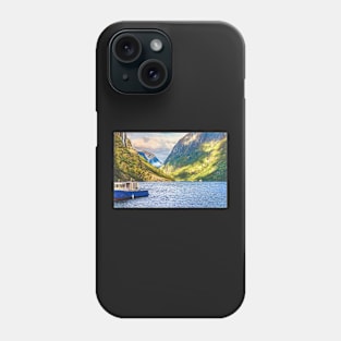 Sightseeing on The Næroyfjord Phone Case