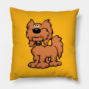 Goldendoodle Dog Cartoon Pillow