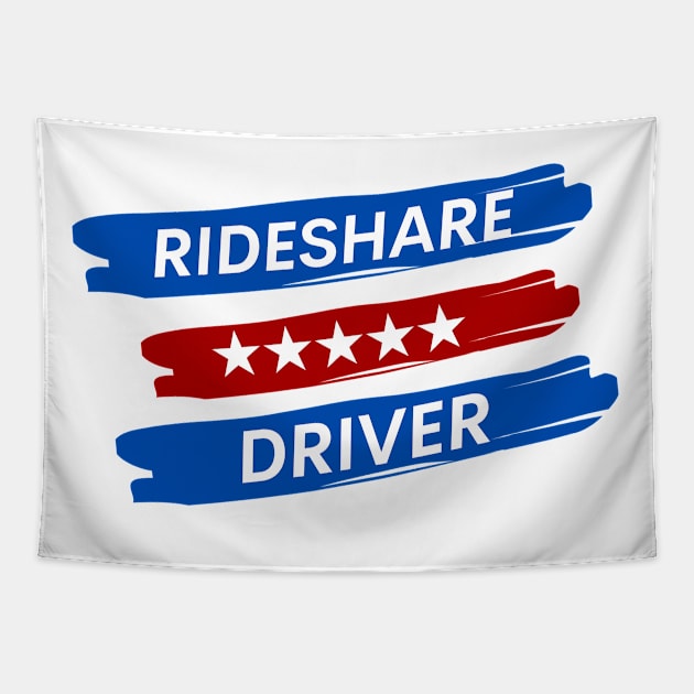 5-Star Rideshare Driver Tapestry by MtWoodson