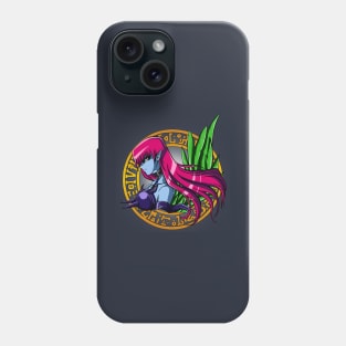 Cyber Harpie Lady Spotlight Phone Case