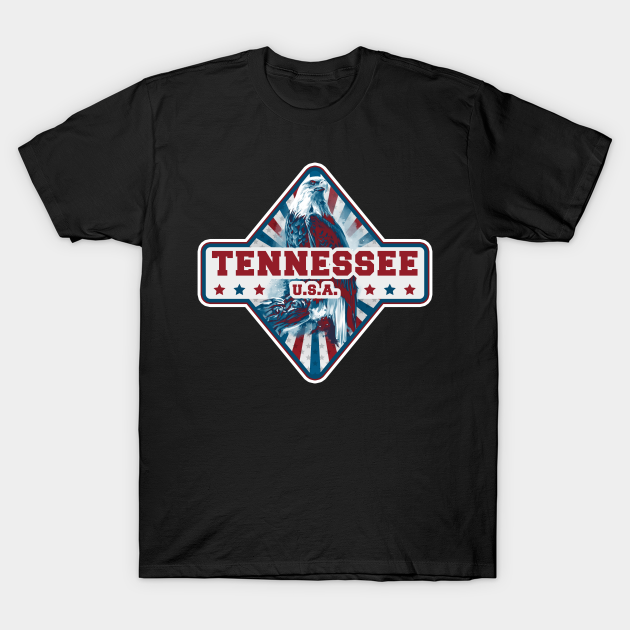 Discover State of Tennessee american eagle - Tennessee - T-Shirt