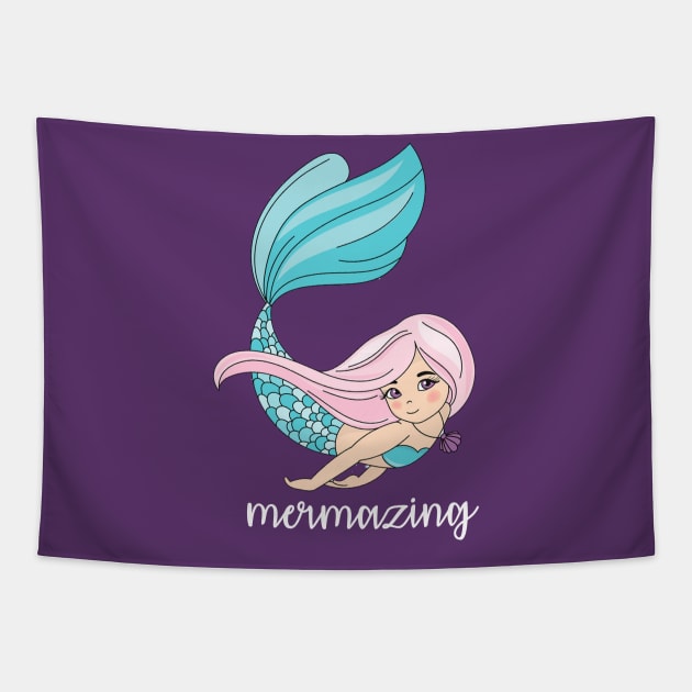 Mermazing Tapestry by Amanda Bennett