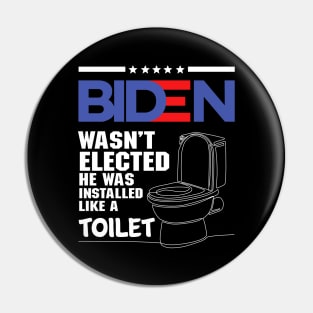 Funny Biden Quotes Toilet Pin