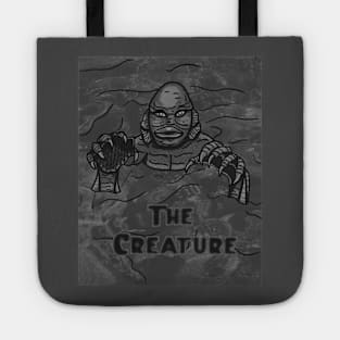 The Creature- Black and Gray Tote