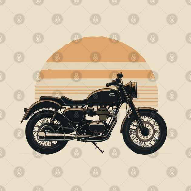 A classic motorcycle by design/you/love