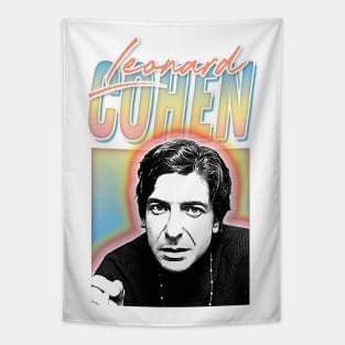 Leonard Cohen Retro Fan Gift Design Tapestry