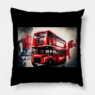 London Bus Pillow