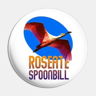 Roseate Spoonbill Pin