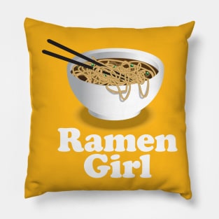 Ramen Girl - Ramen Noodle Shirt Pillow