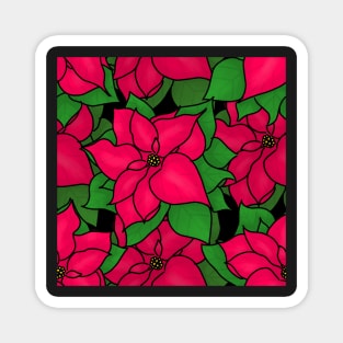 Poinsettias Magnet