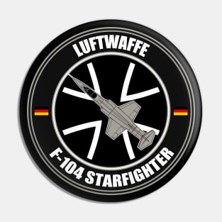 West German Luftwaffe F-104 Starfighter Pin