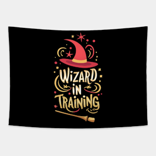 Wizard in Training - Typography - Fantasy Tapestry