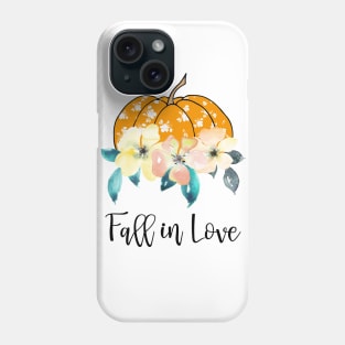 Fall in love pumpkin Phone Case