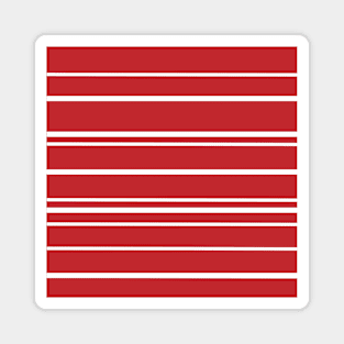 Red & White Candy Stripes Magnet