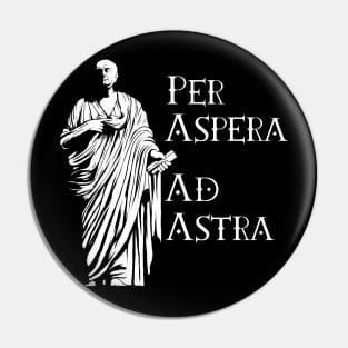 Seneca - Per Aspera Ad Astra Pin