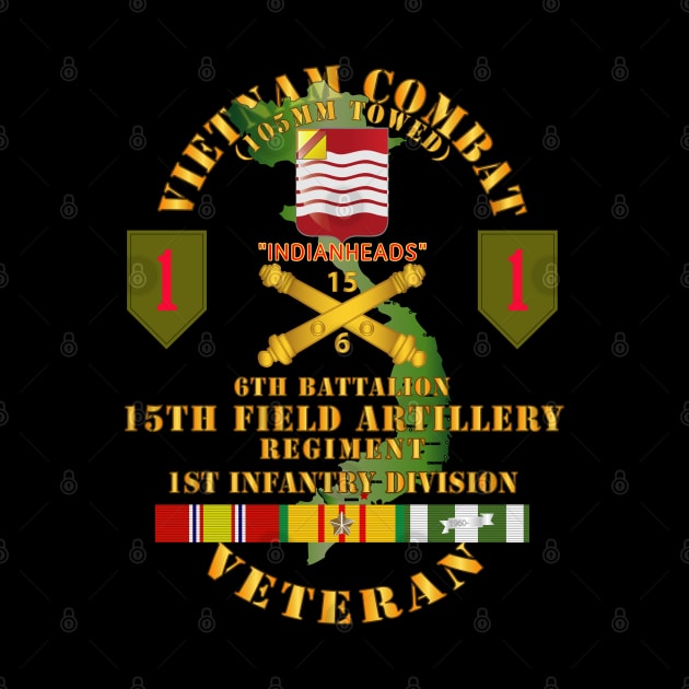 Vietnam Combat Vet - 6th Bn 15th Artillery - 1st Infantry Div w105mm by twix123844