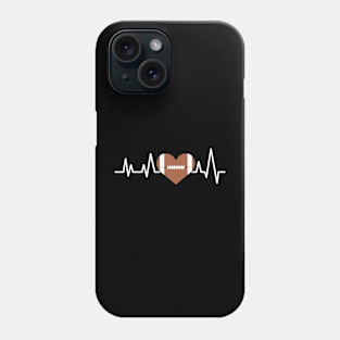 Heartbeat Pulse - American Football Phone Case