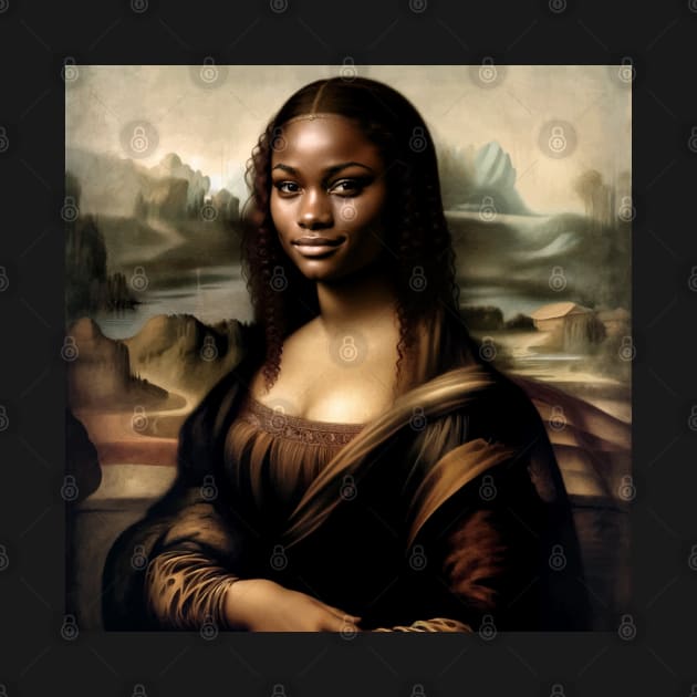 Mona Lisa Reimagined: Celebrating Black History Month by Edd Paint Something