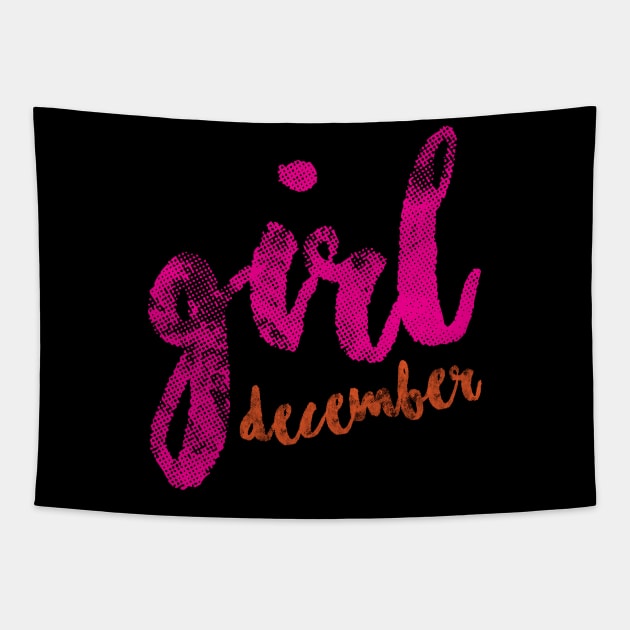 December Girl Tapestry by umarhahn