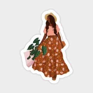 Plant Lady Shopping 7 Magnet