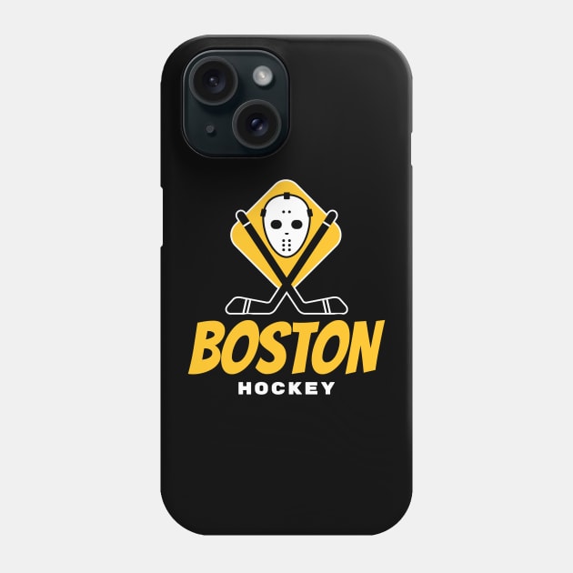 Boston Bruins Hockey Phone Case by BVHstudio