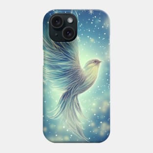 Magical winter bird Phone Case