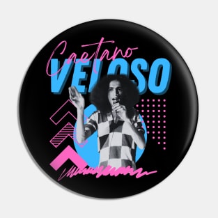 Caetano veloso***original retro Pin