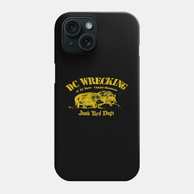 Vintage wrecking junk yard dogs Phone Case by SUNBOAS