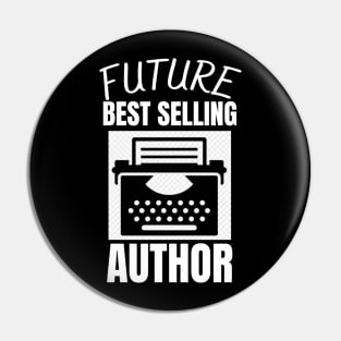 Future Best Selling Author Pin