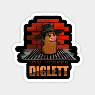 New YORKER DIGLETT Magnet