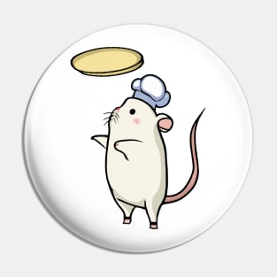 Super cute kawaii mouse gerbil making a pizza Pin