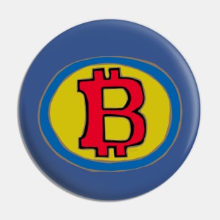 Super Bitcoin Pin