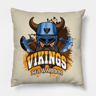 Valhalla Viking Norse Warrior Pillow