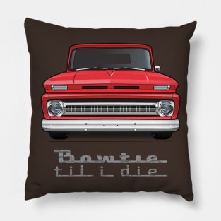 red front 64 65 66 Pillow