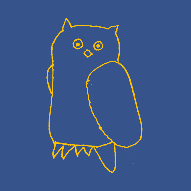 Golden Owl by ellenmueller