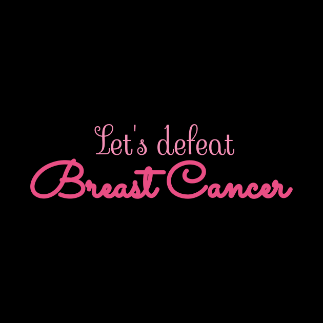 Breast Cancer Typography by Pieartscreation