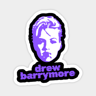 Drew barrymore ||| 80s sliced Magnet