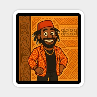 Chiji Groove Smiling Star Magnet