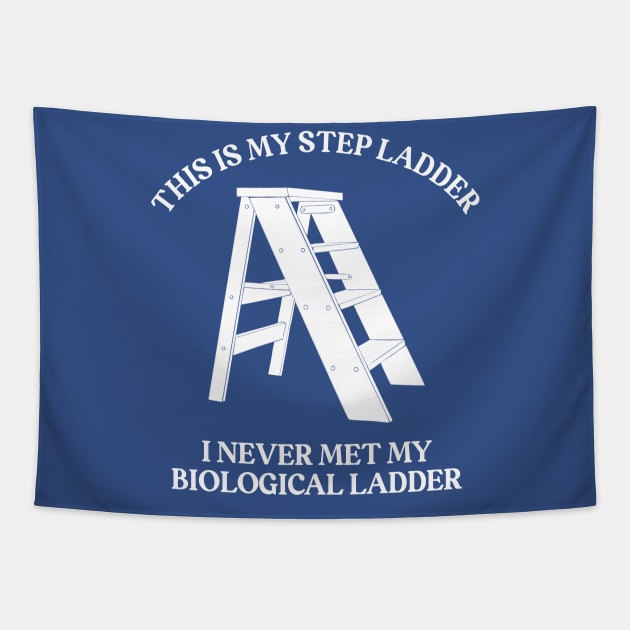 This is My Step Ladder Tapestry by Alissa Carin