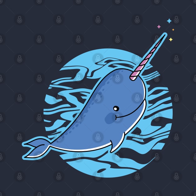 Kawaii narwhal - unicorn of the sea by hyperactive