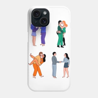 kissing love Phone Case