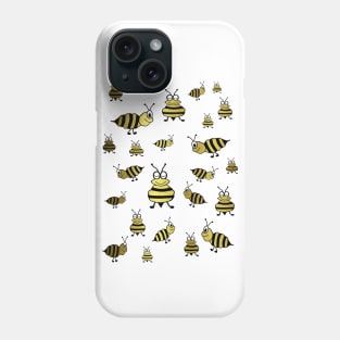 Golden Bees Phone Case