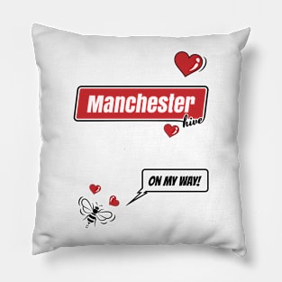 Manchester Hive | I Love Manchester Pillow