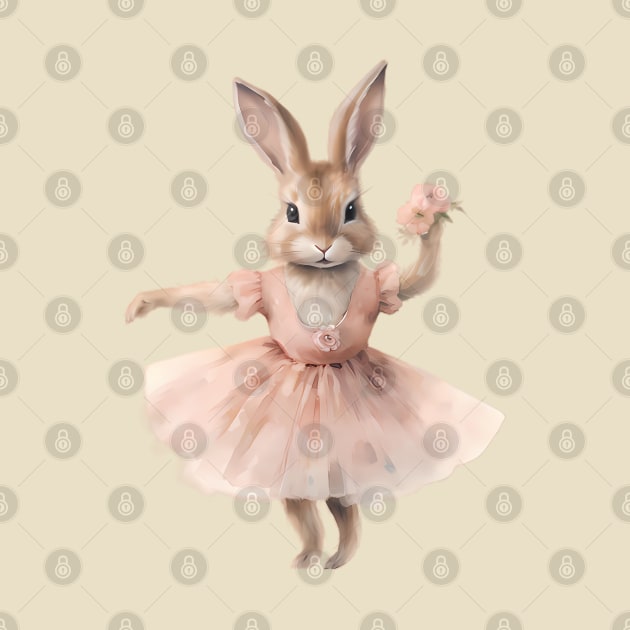 Rabbit Ballerina by VelvetEasel