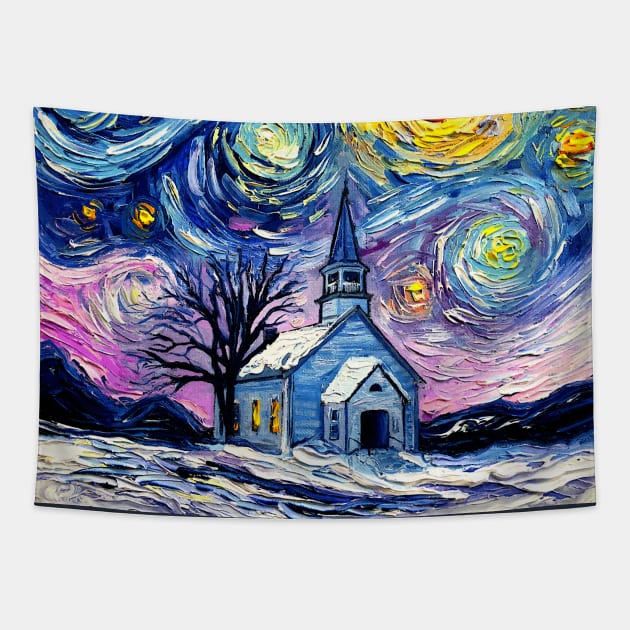 O Holy Night Tapestry by sagittariusgallery